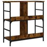 Bookshelf Smoked Oak 78.5x33x82 cm Engineered Wood - Bargainia.com - 