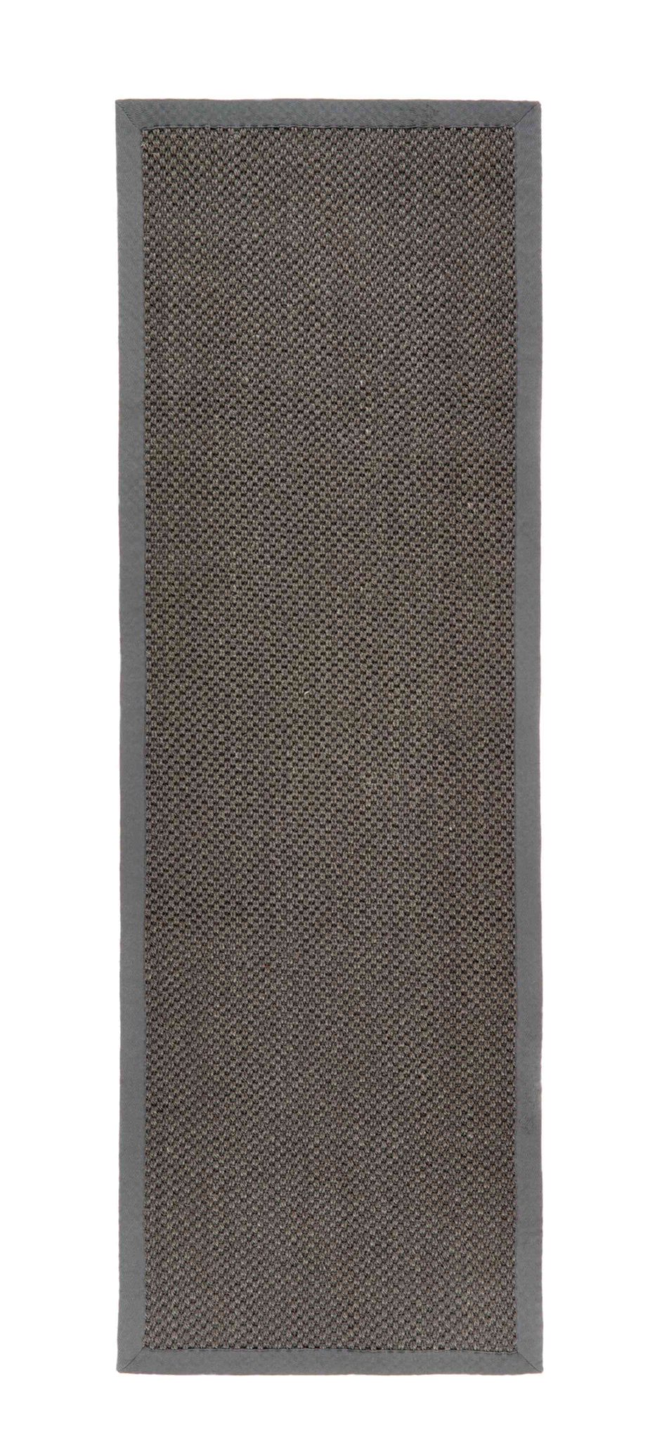 Bordered Dark Grey Non - Slip Sisal Rug - Bargainia.com - 5026134609051 - SISALX_GREYXX_067X200