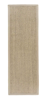 Bordered Light Beige Non - Slip Sisal Rug - Bargainia.com - 