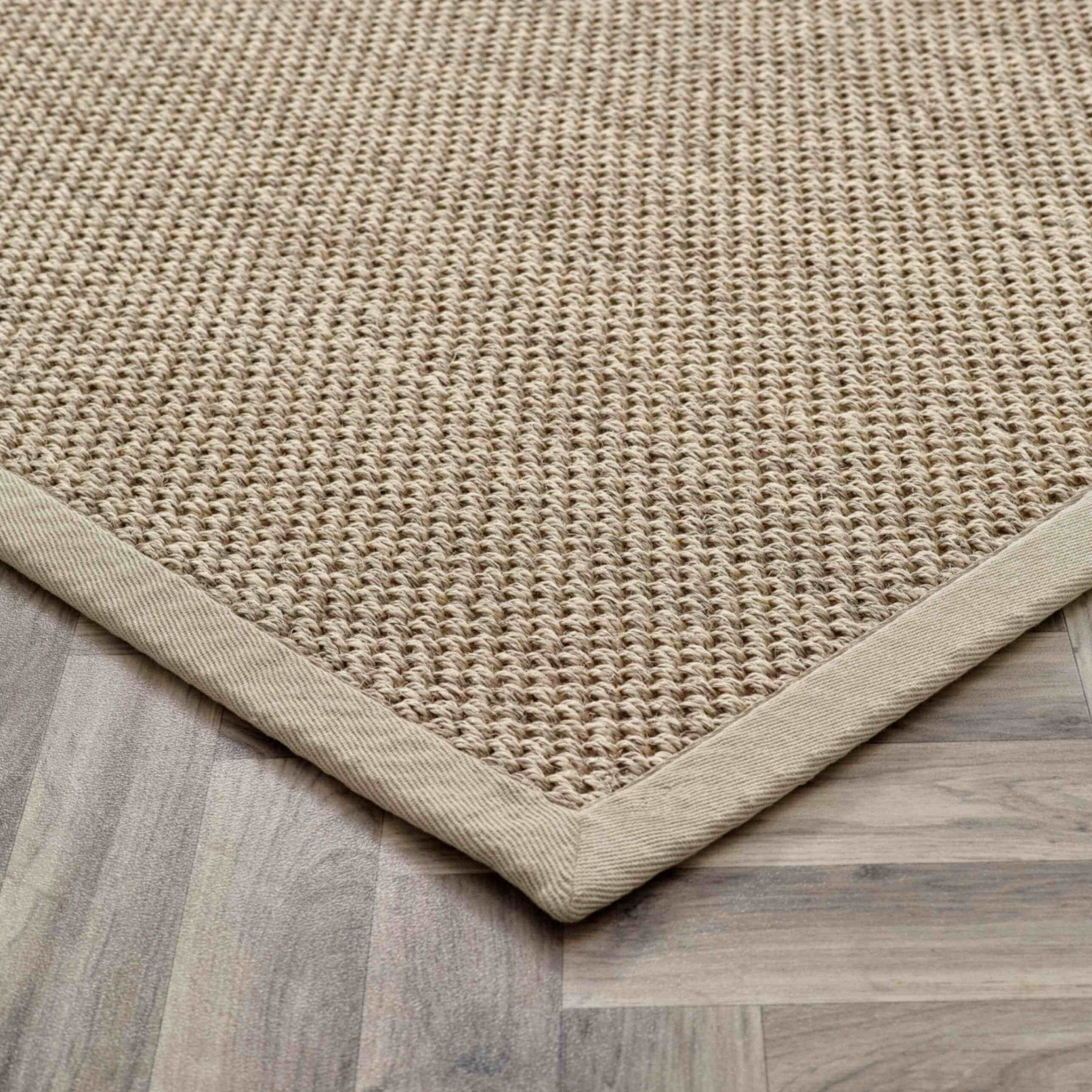 Bordered Light Beige Non - Slip Sisal Rug - Bargainia.com - 5026134609105 - SISALX_BEIGEX_120X170