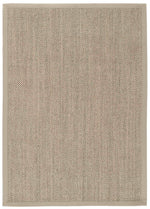 Bordered Light Beige Non - Slip Sisal Rug - Bargainia.com - 