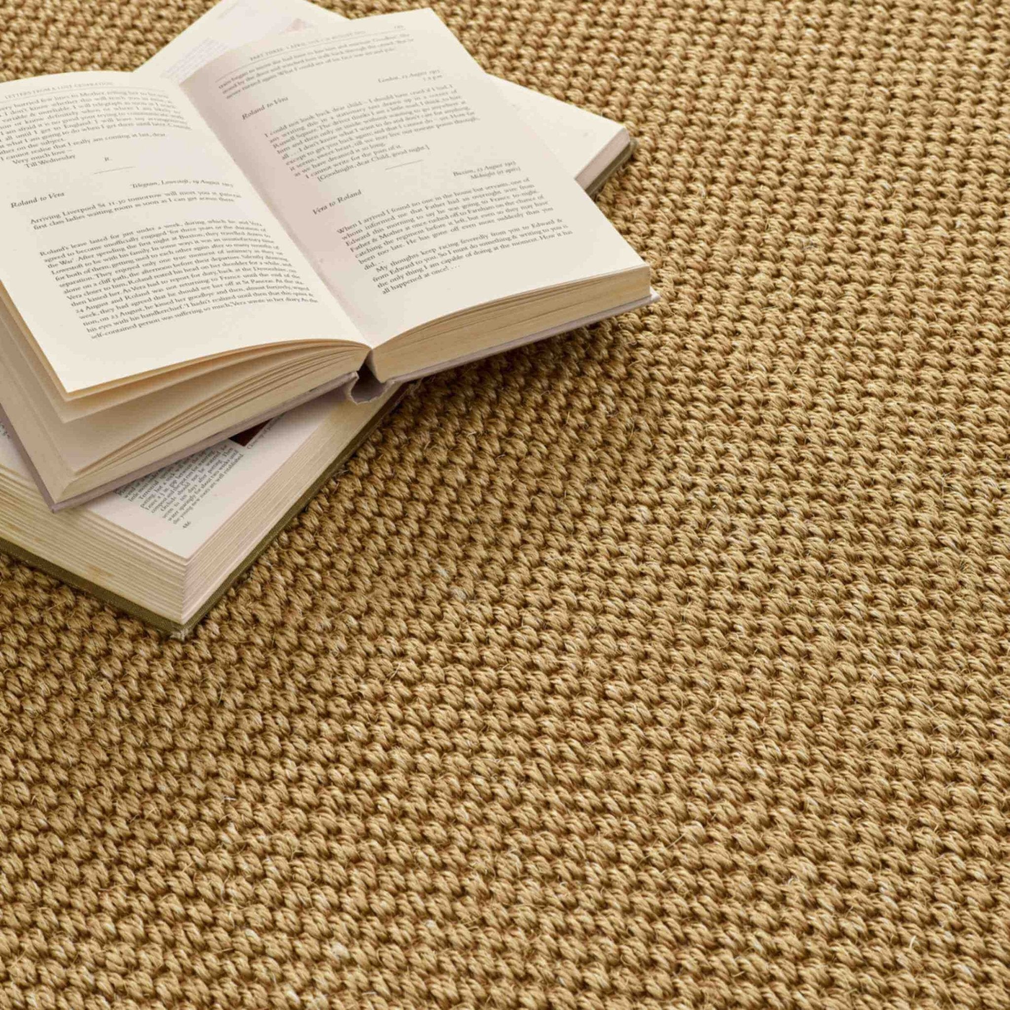 Bordered Natural Non - Slip Sisal Rug - Bargainia.com - 5026134609136 - SISALX_NATURL_067X200