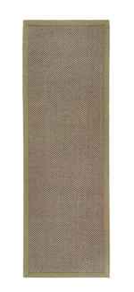Bordered Sage Green Non - Slip Sisal Rug - Bargainia.com - 