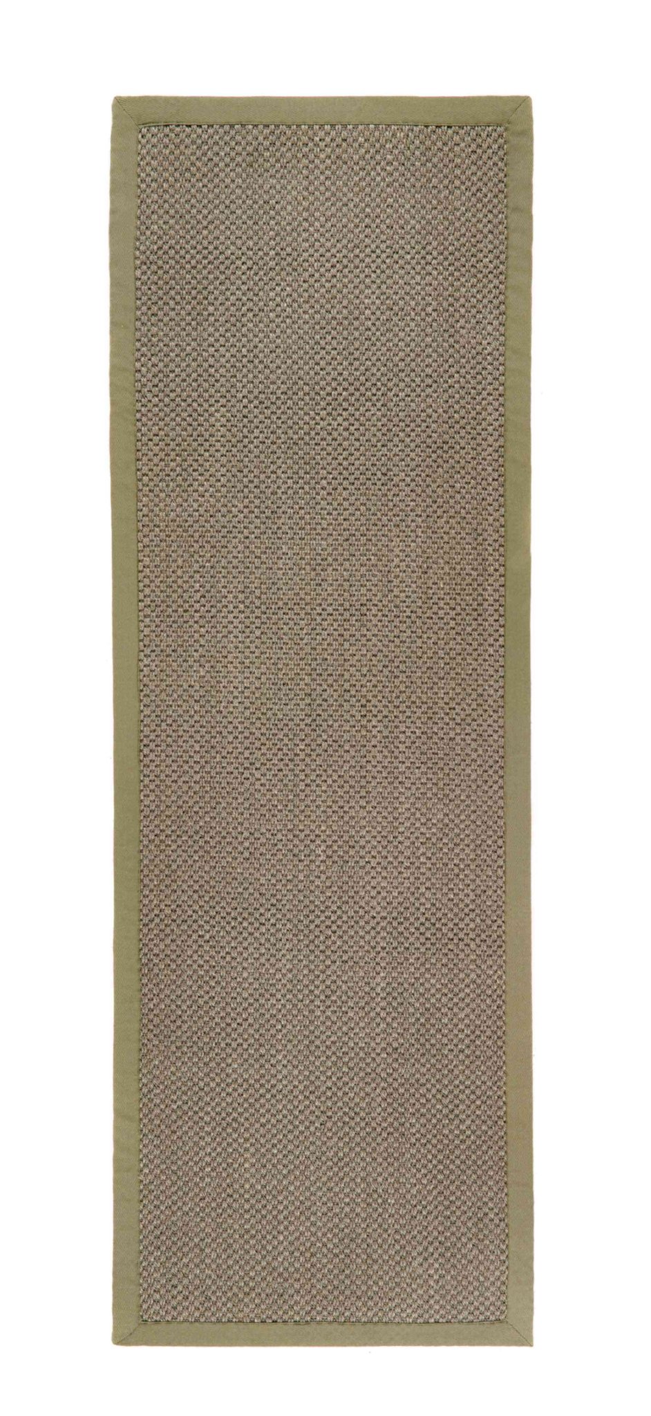Bordered Sage Green Non - Slip Sisal Rug - Bargainia.com - 5026134609174 - SISALX_SAGEXX_067X200