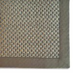 Bordered Sage Green Non - Slip Sisal Rug - Bargainia.com - 