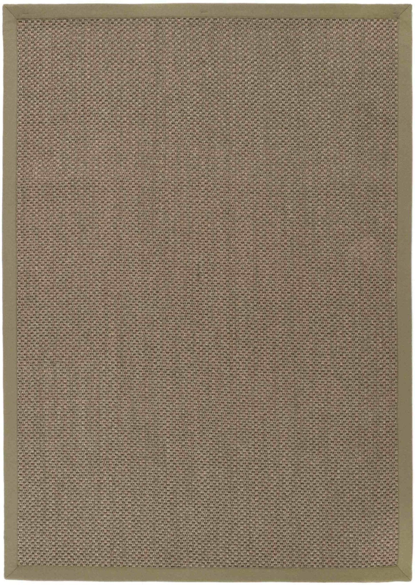 Bordered Sage Green Non - Slip Sisal Rug - Bargainia.com - 5026134609181 - SISALX_SAGEXX_120X170