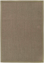 Bordered Sage Green Non - Slip Sisal Rug - Bargainia.com - 
