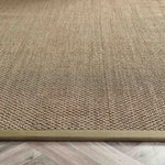 Bordered Sage Green Non - Slip Sisal Rug - Bargainia.com - 