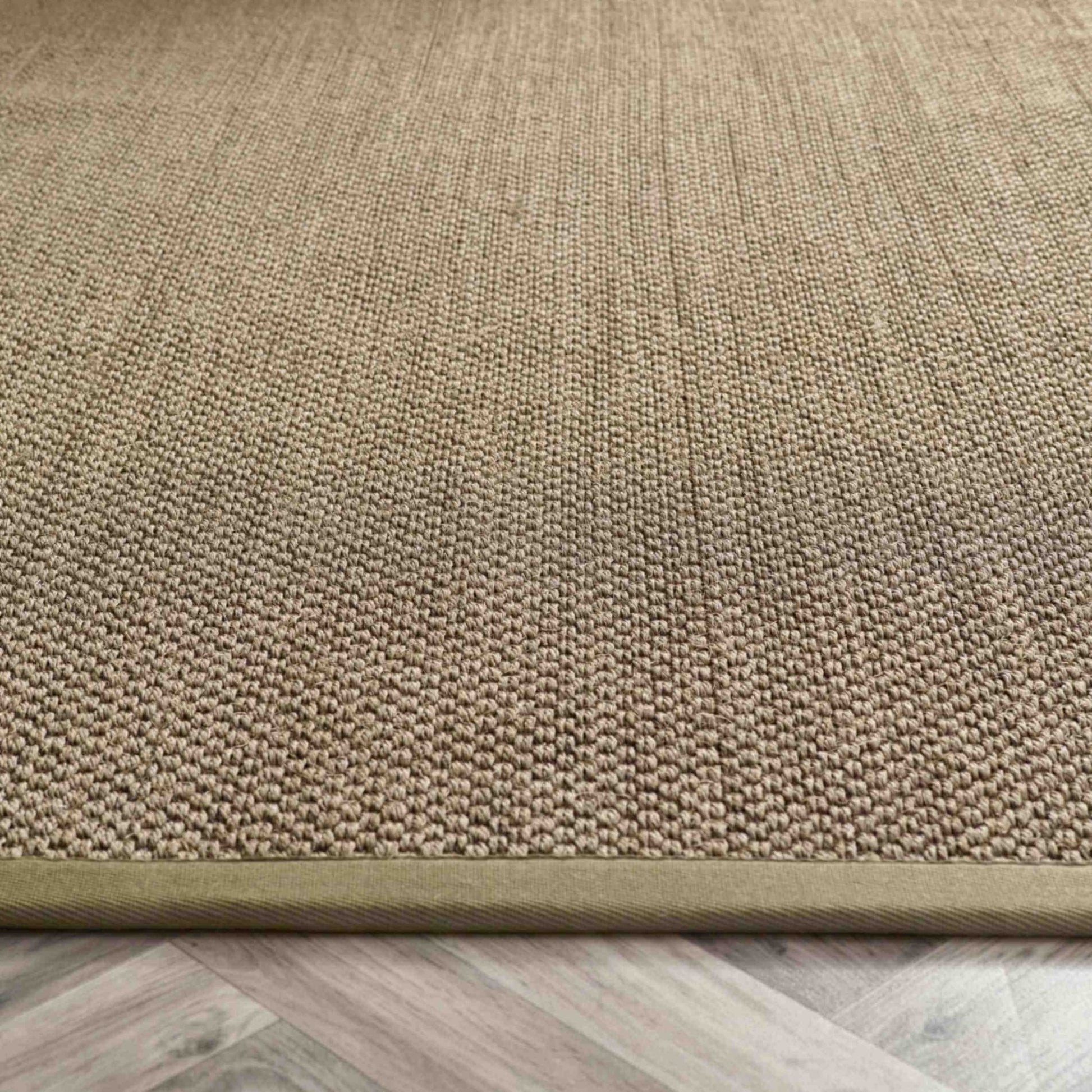 Bordered Sage Green Non - Slip Sisal Rug - Bargainia.com - 5026134609181 - SISALX_SAGEXX_120X170