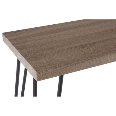Borough Veneer Top Console Table With Hairpin Metal Legs - Bargainia.com - 5018705406275