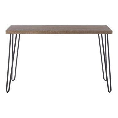 Borough Veneer Top Console Table With Hairpin Metal Legs - Bargainia.com - 5018705406275
