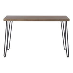 Borough Veneer Top Console Table With Hairpin Metal Legs - Bargainia.com - 5018705406275