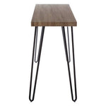 Borough Veneer Top Console Table With Hairpin Metal Legs - Bargainia.com - 5018705406275