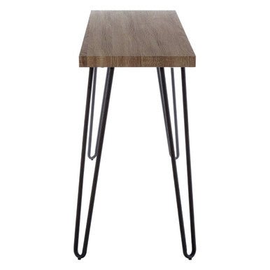 Borough Veneer Top Console Table With Hairpin Metal Legs - Bargainia.com - 5018705406275