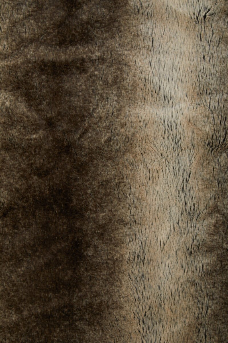 Bosie Lamina Mocha Ombre Fur Throw - Bargainia.com - 5018705968841