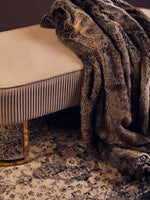 Bosie Lamina Mocha Ombre Fur Throw - Bargainia.com - 5018705968841