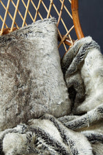 Bosie Lamina Mocha Ombre Fur Throw - Bargainia.com - 5018705968841