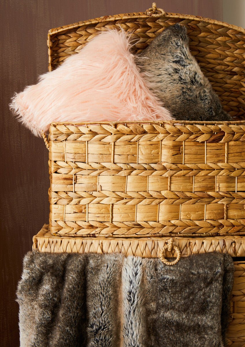 Bosie Lamina Mocha Ombre Fur Throw - Bargainia.com - 5018705968841