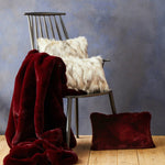 Bosie Lamina Natural Rectangular Fur Cushion - Bargainia.com - 5018705968919