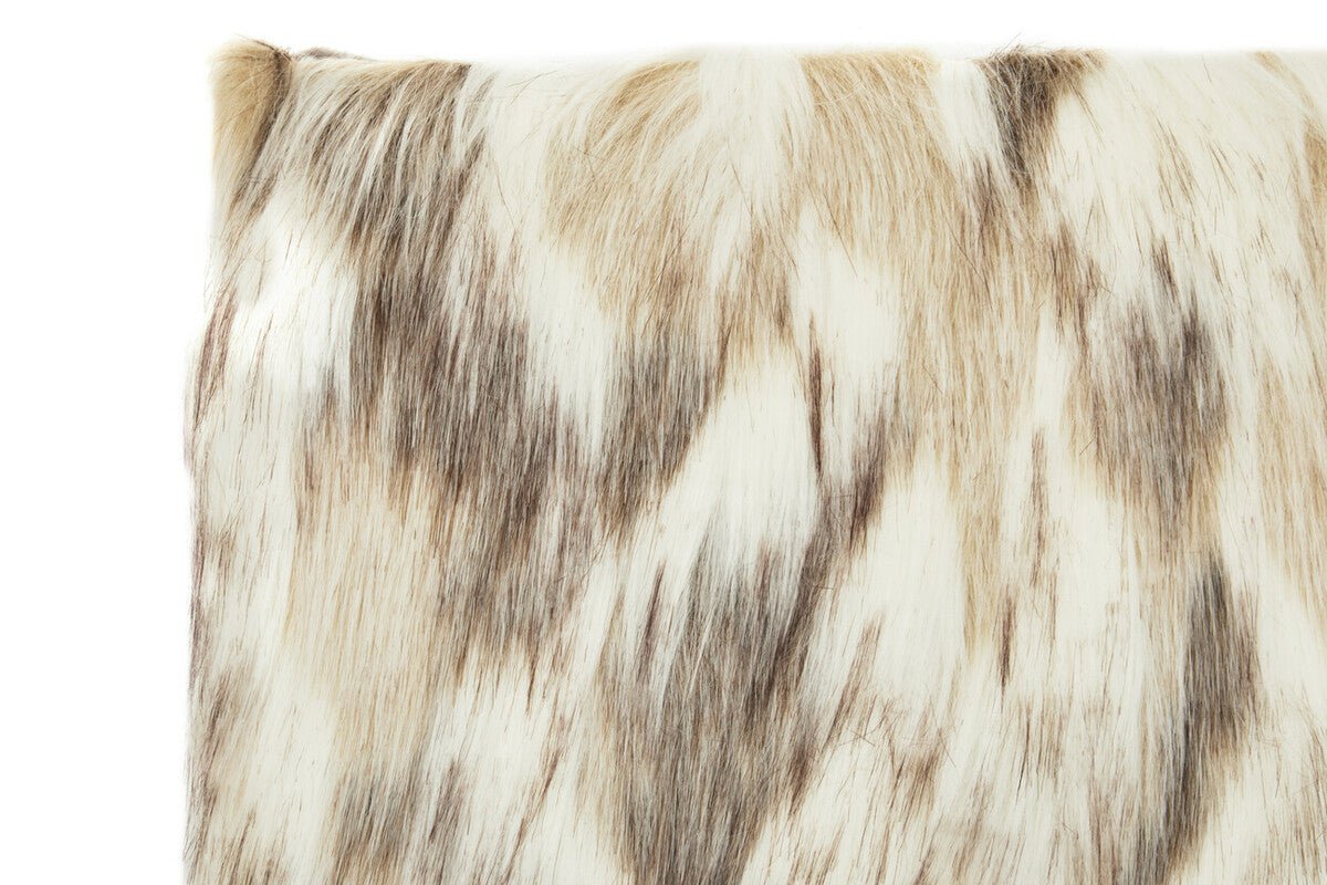 Bosie Lamina Natural Rectangular Fur Cushion - Bargainia.com - 5018705968919