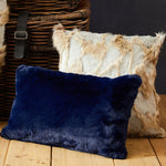 Bosie Lamina Navy Blue Rectangular Cushion - Bargainia.com - 5018705968629