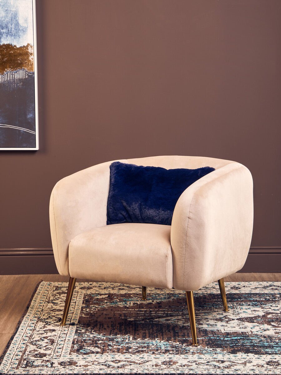 Bosie Lamina Navy Blue Rectangular Cushion - Bargainia.com - 5018705968629