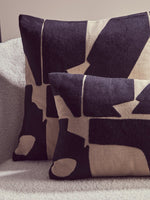 Bosie Ozella Black and Natural Square Cushion - Bargainia.com - 5063227012541