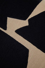 Bosie Ozella Black and Natural Square Cushion - Bargainia.com - 5063227012541