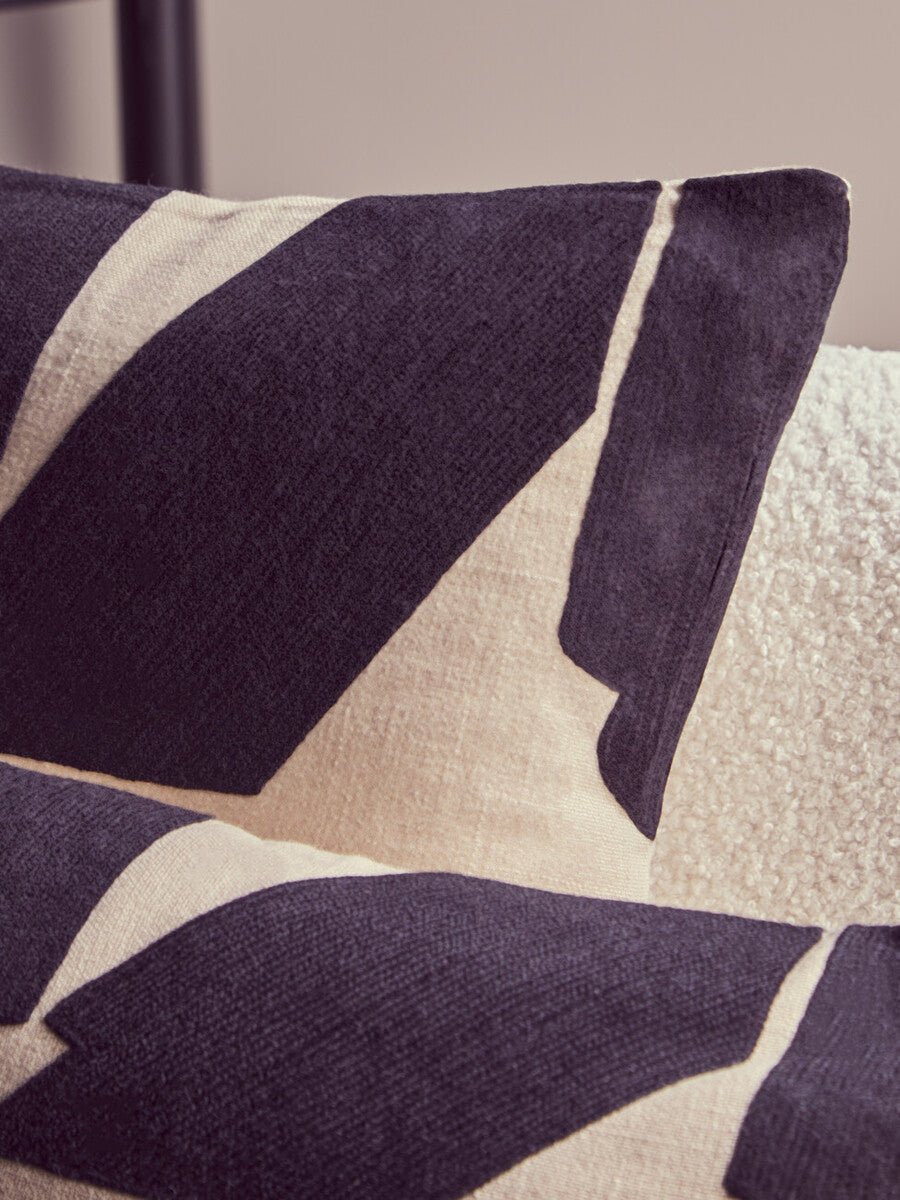 Bosie Ozella Black and Natural Square Cushion - Bargainia.com - 5063227012541