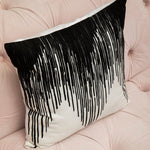 Bosie Ozella Black and White Embroidered Cushion - Bargainia.com - 5018705470016