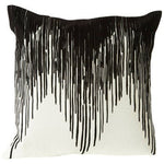Bosie Ozella Black and White Embroidered Cushion - Bargainia.com - 5018705470016