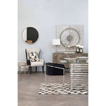 Bosie Safira Large Hair on Leather Hexagon Patchwork Rug - Bargainia.com - 5018705383033