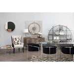 Bosie Safira Large Hair on Leather Hexagon Patchwork Rug - Bargainia.com - 5018705383033