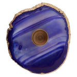 Bowerbird Agata Blue And Gold Candle Holder - Bargainia.com - 5018705443904