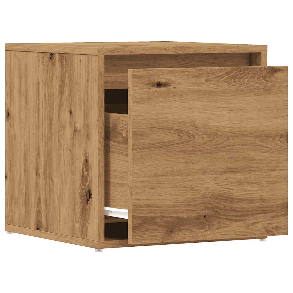 Box Drawer Artisan Oak 40.5x40x40 cm Engineered Wood - Bargainia.com - 