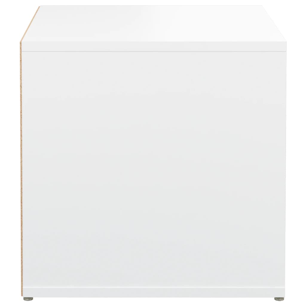 Box Drawer White 40.5x40x40 cm Engineered Wood - Bargainia.com - 