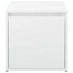 Box Drawer White 40.5x40x40 cm Engineered Wood - Bargainia.com - 