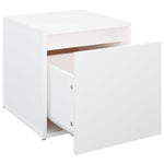 Box Drawer White 40.5x40x40 cm Engineered Wood - Bargainia.com - 