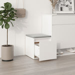 Box Drawer White 40.5x40x40 cm Engineered Wood - Bargainia.com - 