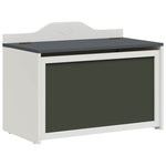 Box with Storage Grey and white 73 x 33 x 55 cm Engineered wood - Bargainia.com - 