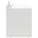 Box with Storage White 73 x 33 x 55 cm Engineered wood - Bargainia.com - 
