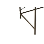 Bradbury Dark Walnut Veneer Desk With Drawers - Bargainia.com - 5018705490632