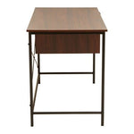 Bradbury Dark Walnut Veneer Desk With Drawers - Bargainia.com - 5018705490632