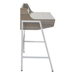 Bradbury Light Oak Veneer Desk - Bargainia.com - 5018705490588