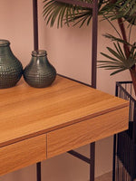 Bradbury Natural Oak Effect Desk - Bargainia.com - 5018705490823