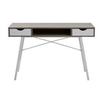 Bradbury Two Drawer Light Oak Veneer Desk - Bargainia.com - 5018705490533