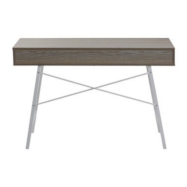 Bradbury Two Drawer Light Oak Veneer Desk - Bargainia.com - 5018705490533