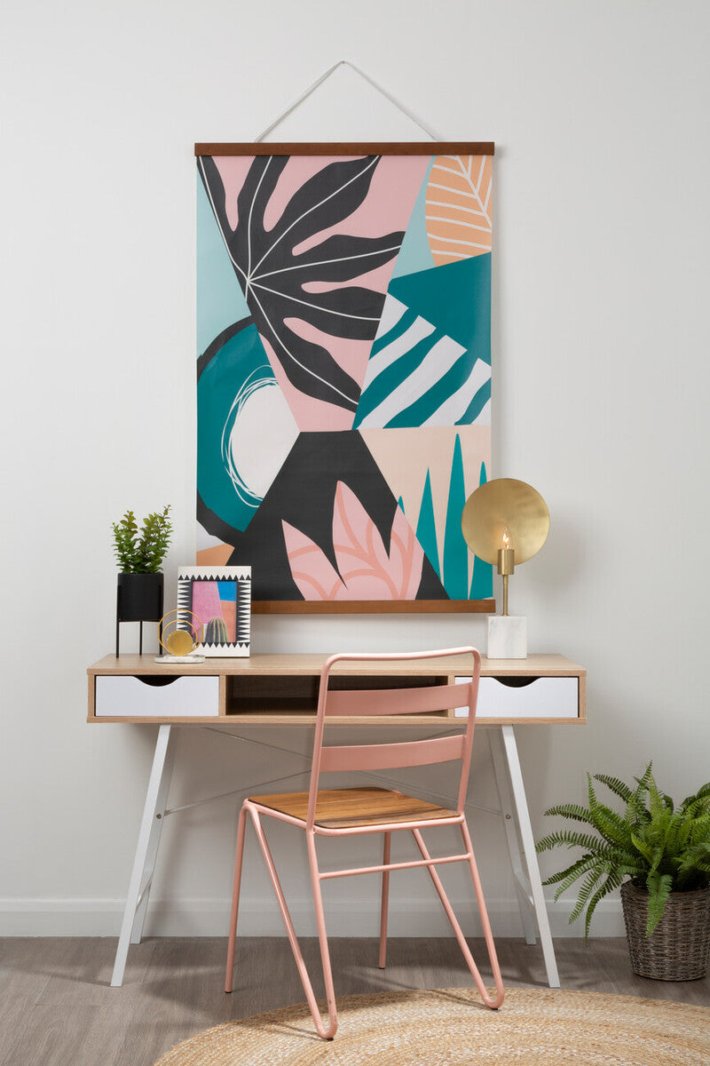 Saramis Table Lamp With White Marble Base