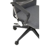 Brent Grey Mesh And Fabric Home Office Chair - Bargainia.com - 5018705947761