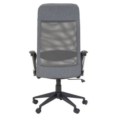 Brent Grey Mesh And Fabric Home Office Chair - Bargainia.com - 5018705947761